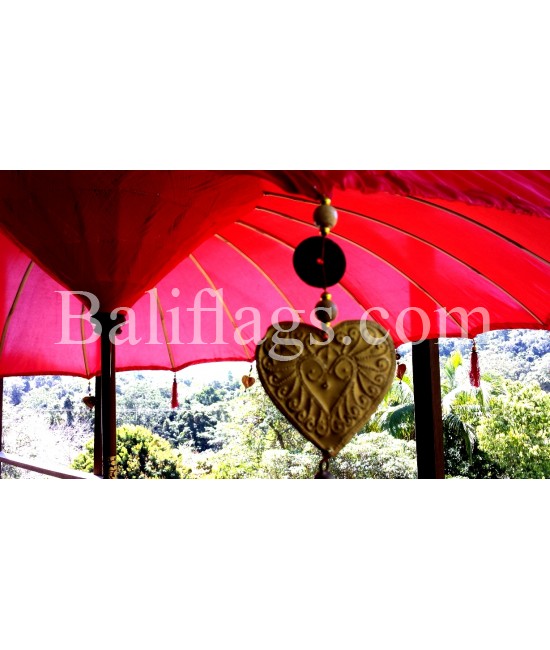 Red Bali 3 metre Market Umbrella