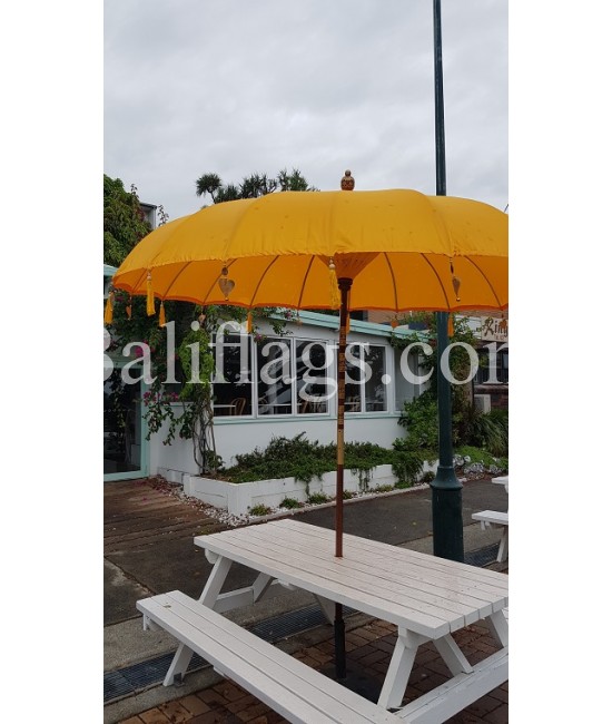 Balinese Yellow Market Umbrella