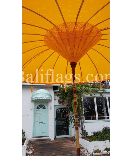 Balinese Yellow Market Umbrella