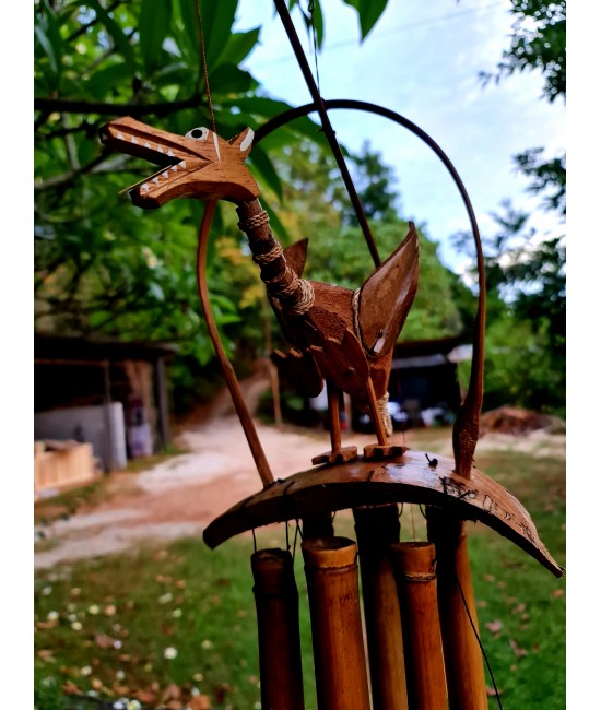 Bamboo Dancing Dragon Wind Chimes