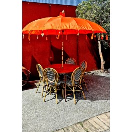 Orange Balinese Umbrella