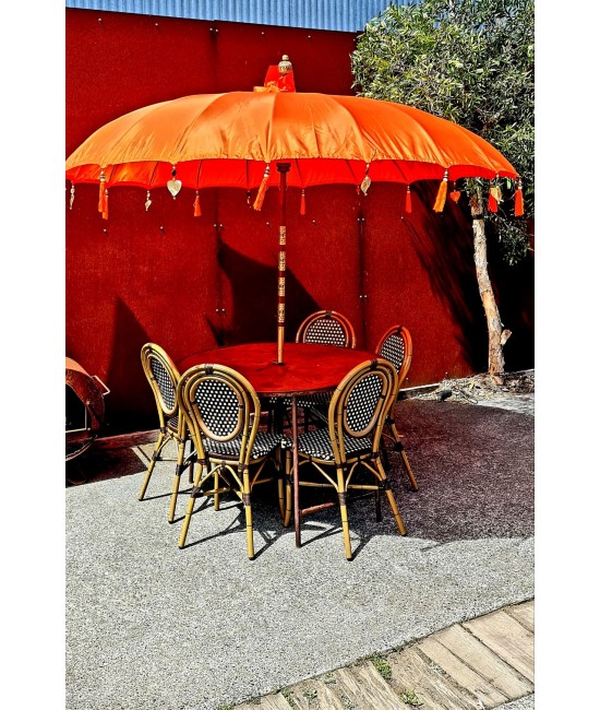 Orange Balinese Umbrella