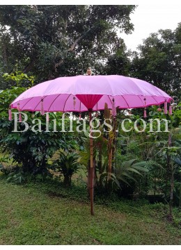 Pastel Pink Bali Large 3 metre market umbrella