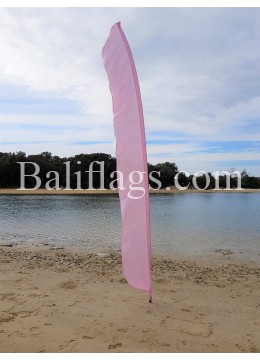 Pink Feather Flag