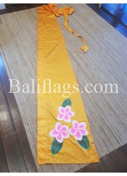 Yellow Gold Frangipani Flag