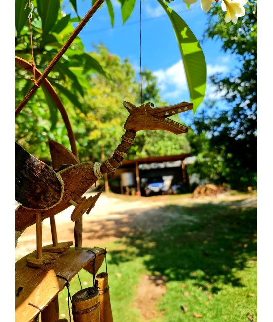 Bamboo Dancing Dragon Wind Chimes