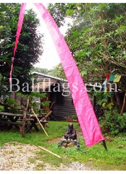 Bali Fuchsia Flags