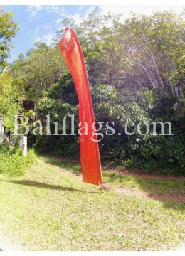 Orange Feather Flag