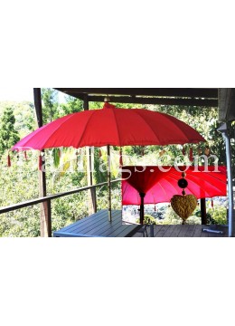 Red Bali 3 metre Market Umbrella