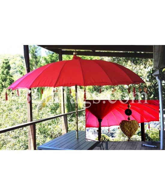 Red Bali 3 metre Market Umbrella