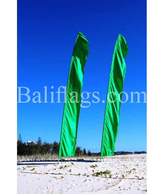 Dark Green Feather Flag