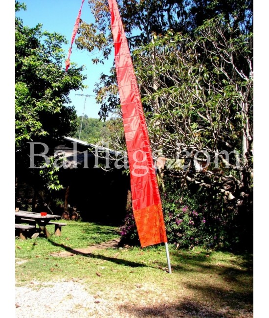 Indian Red Gold Wedding Flag Indian Red Gold Wedding Flag