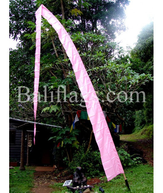Pastel Pink Bali Flag