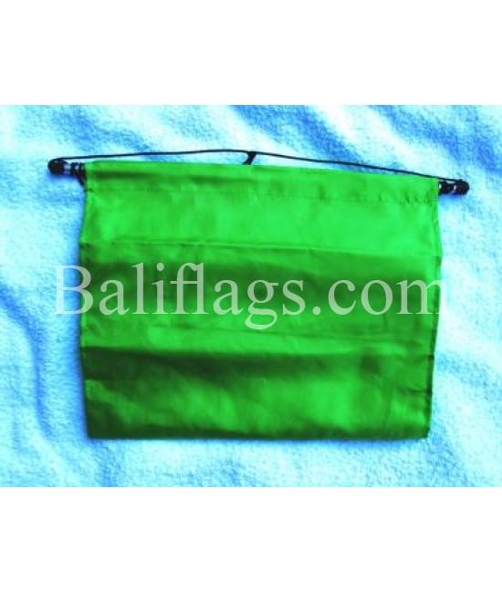 green dancing flag