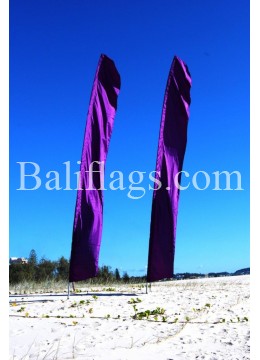 Purple Feather Flag