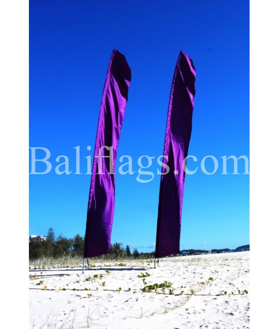 Purple Feather Flag