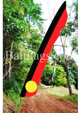 Indigenous Style Feather Flag